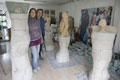Click to see it big Impression aus dem Atelier